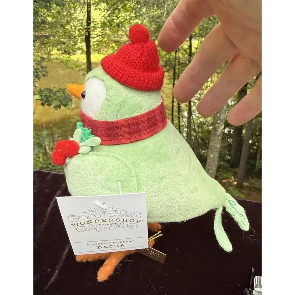 Target Wondershop Christmas Featherly Friends “DACHA” Fabric Bird Brand New!